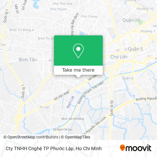 Cty TNHH Cnghệ TP Phước Lập map