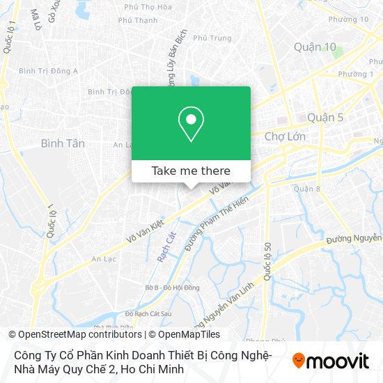 Công Ty Cổ Phần Kinh Doanh Thiết Bị Công Nghệ-Nhà Máy Quy Chế 2 map