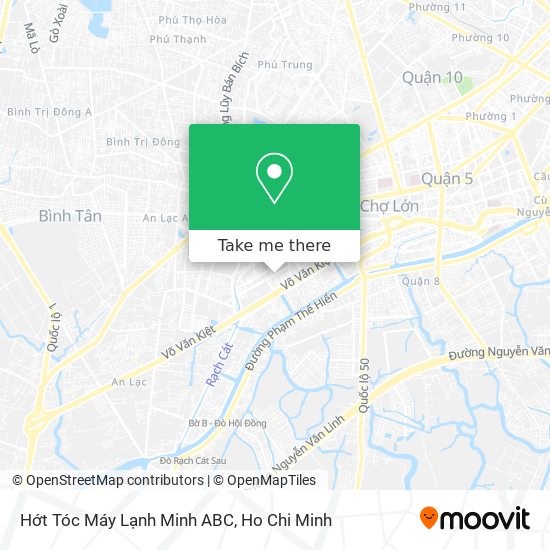 Hớt Tóc Máy Lạnh Minh ABC map