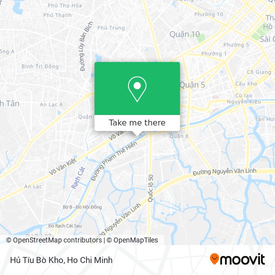 Hủ Tíu Bò Kho map