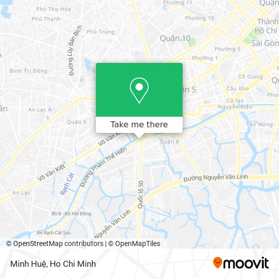 Minh Huệ map