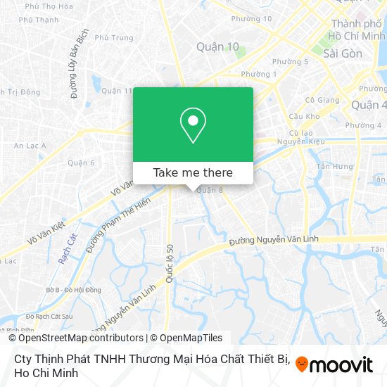 Cty Thịnh Phát TNHH Thương Mại Hóa Chất Thiết Bị map