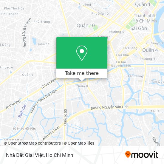 Nhà Đất Giai Việt map