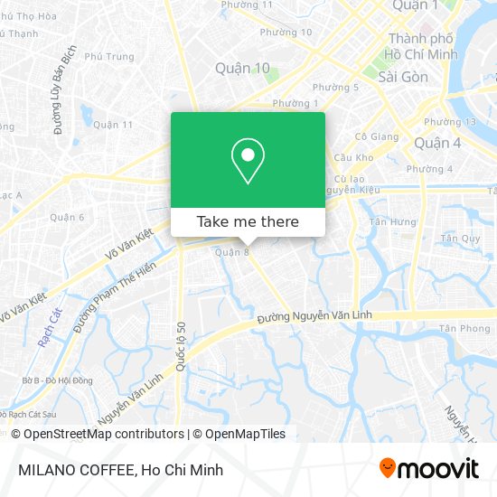 MILANO COFFEE map