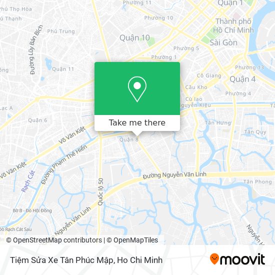 Tiệm Sửa Xe Tân Phúc Mập map