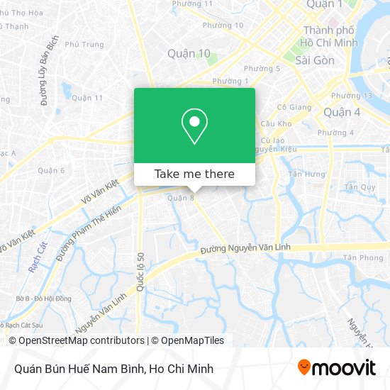 Quán Bún Huế Nam Bình map
