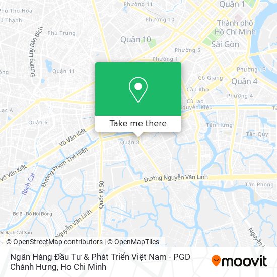 Ngân Hàng Đầu Tư & Phát Triển Việt Nam - PGD Chánh Hưng map