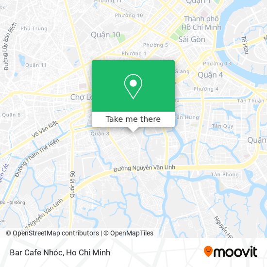 Bar Cafe Nhóc map