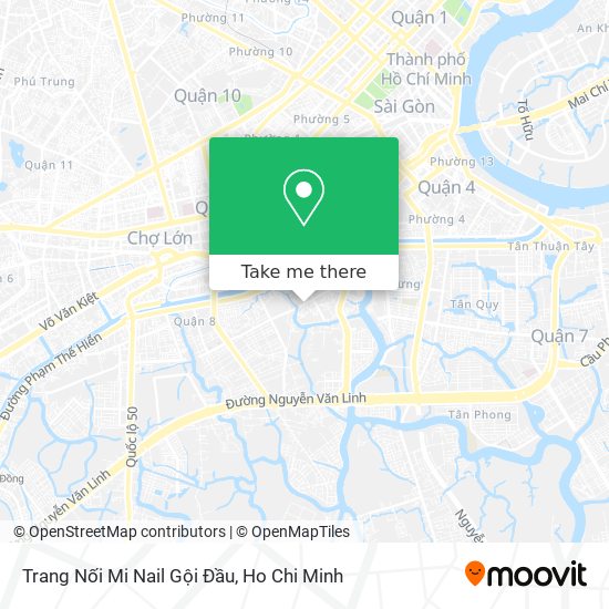Trang Nối Mi Nail Gội Đầu map