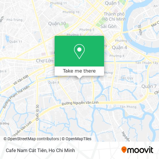 Cafe Nam Cát Tiên map