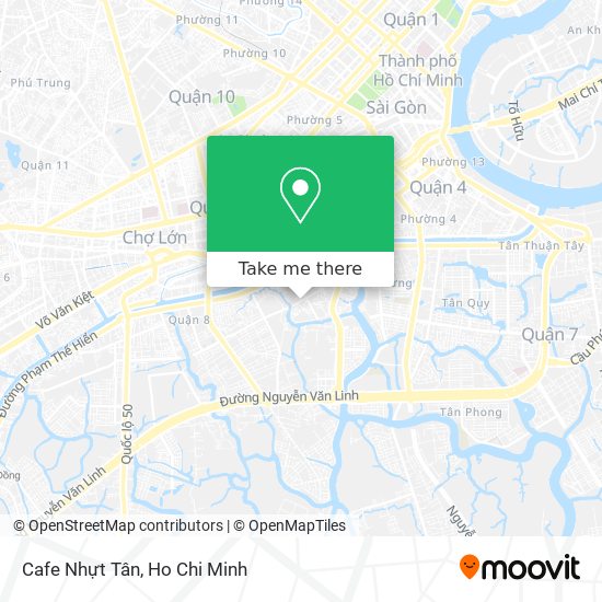 Cafe Nhựt Tân map