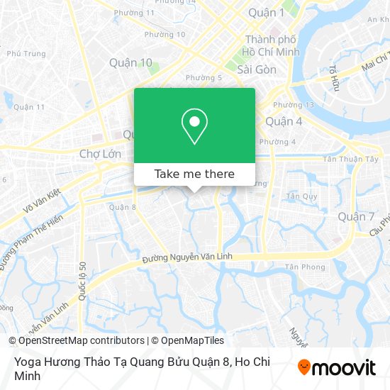 Yoga Hương Thảo Tạ Quang Bửu Quận 8 map