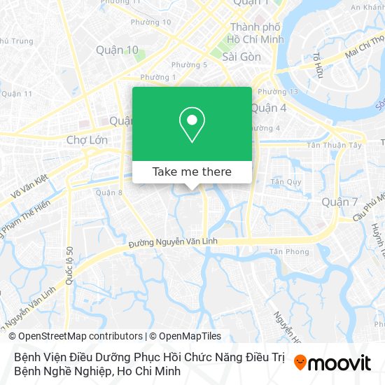 Bệnh Viện Điều Dưỡng Phục Hồi Chức Năng Điều Trị Bệnh Nghề Nghiệp map