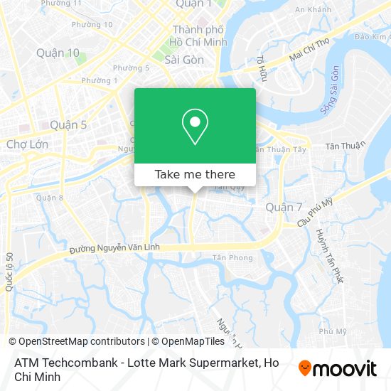 ATM Techcombank - Lotte Mark Supermarket map
