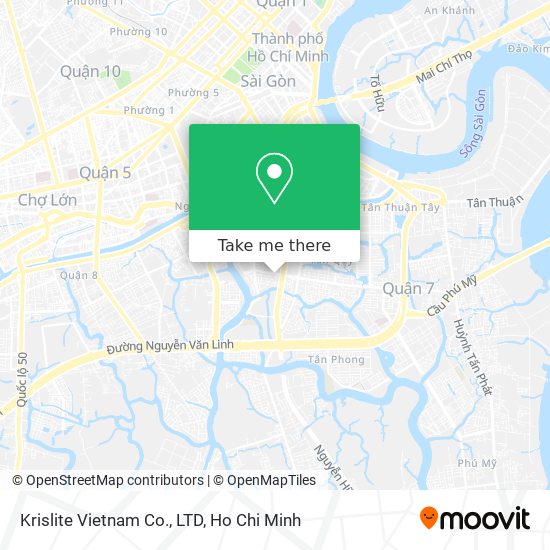 Krislite Vietnam Co., LTD map