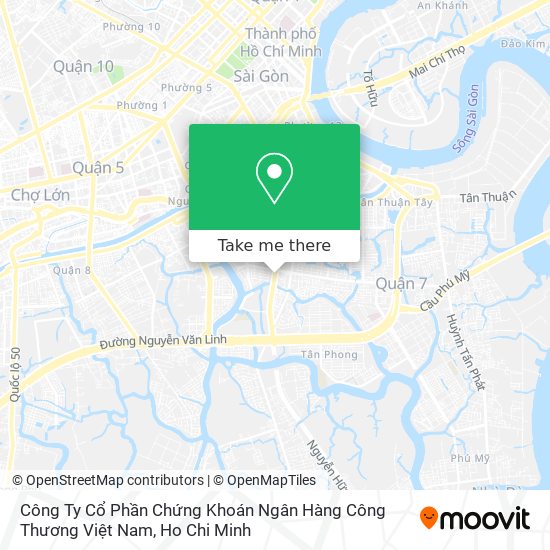 Công Ty Cổ Phần Chứng Khoán Ngân Hàng Công Thương Việt Nam map