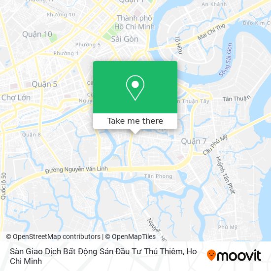 Sàn Giao Dịch Bất Động Sản Đầu Tư Thủ Thiêm map