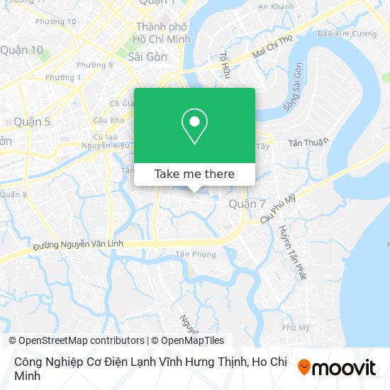 Công Nghiệp Cơ Điện Lạnh Vĩnh Hưng Thịnh map