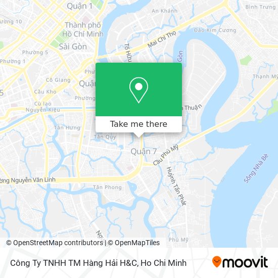 Công Ty TNHH TM Hàng Hải H&C map