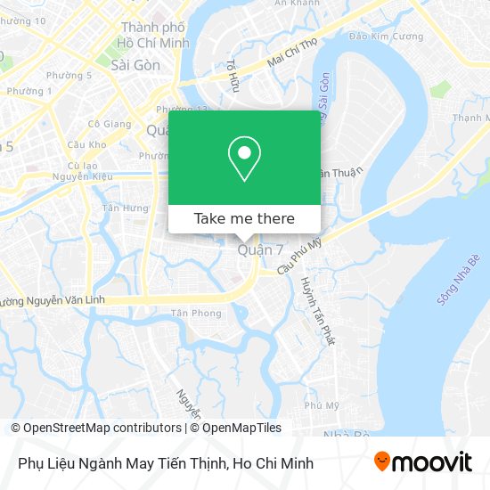 Phụ Liệu Ngành May Tiến Thịnh map