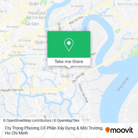 Cty Trọng Phương Cổ Phần Xây Dựng & Môi Trường map