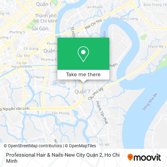 Professional Hair & Nails-New City Quận 2 map