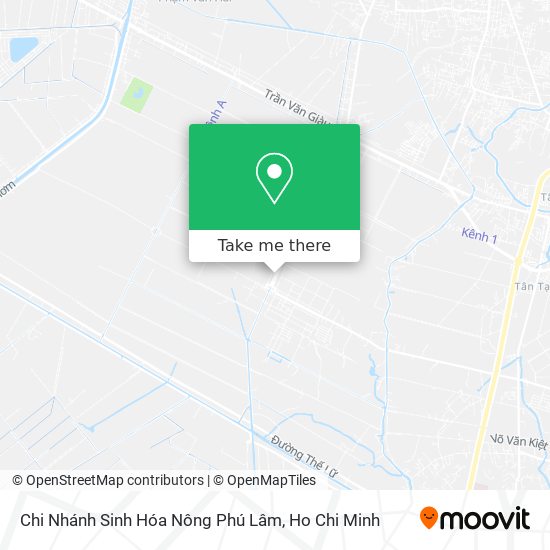 Chi Nhánh Sinh Hóa Nông Phú Lâm map