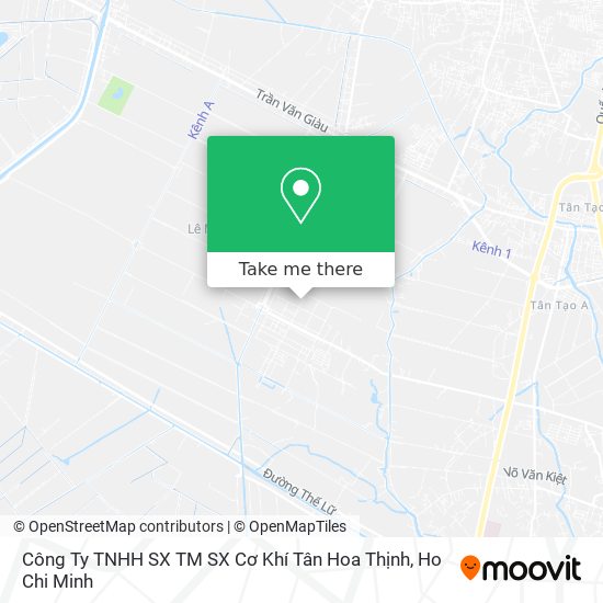 Công Ty TNHH SX TM SX Cơ Khí Tân Hoa Thịnh map
