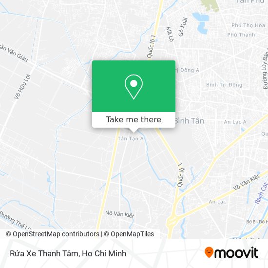 Rửa Xe Thanh Tâm map