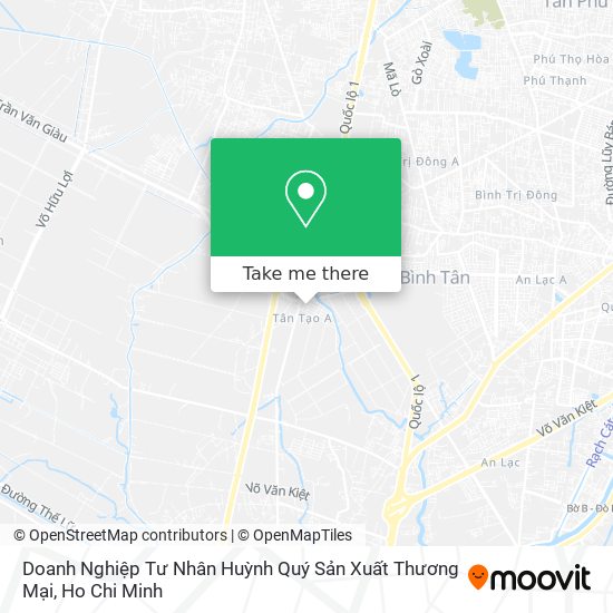 Doanh Nghiệp Tư Nhân Huỳnh Quý Sản Xuất Thương Mại map