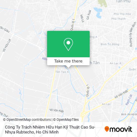 Công Ty Trách Nhiệm Hữu Hạn Kỹ Thuật Cao Su-Nhựa Rubtecho map