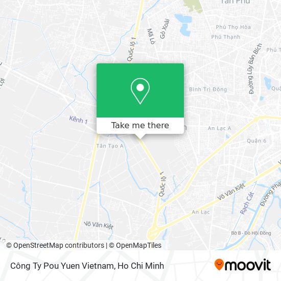 Công Ty Pou Yuen Vietnam map