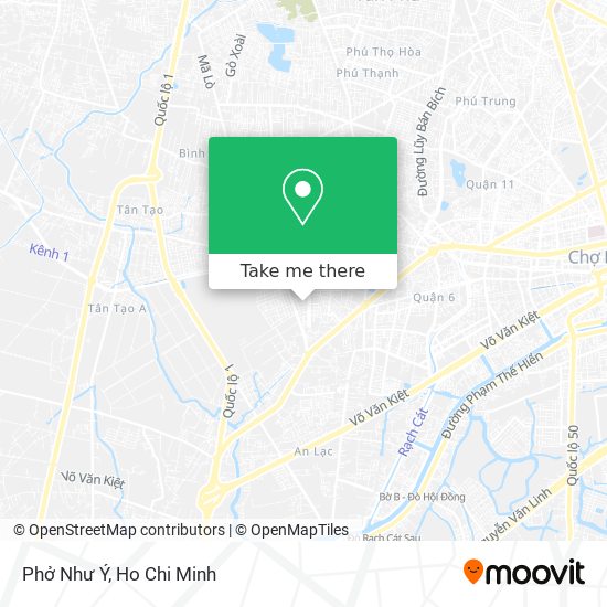 Phở Như Ý map