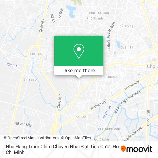 Nhà Hàng Tràm Chim Chuyên Nhật Đặt Tiệc Cưới map