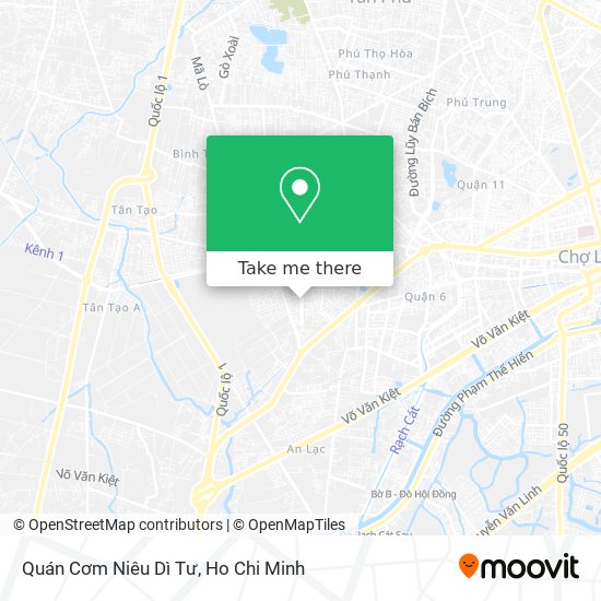 Quán Cơm Niêu Dì Tư map