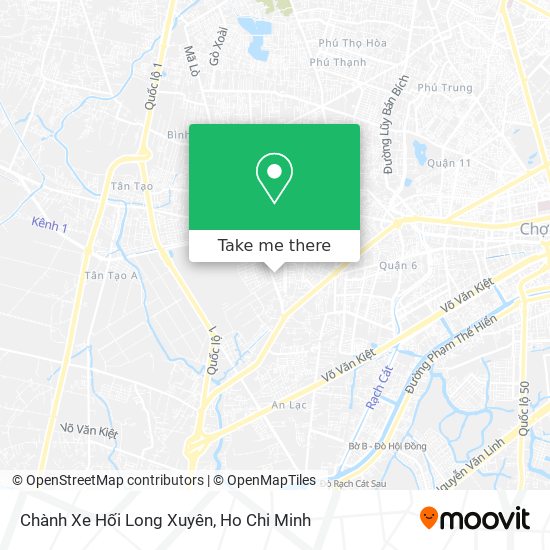 Chành Xe Hối Long Xuyên map