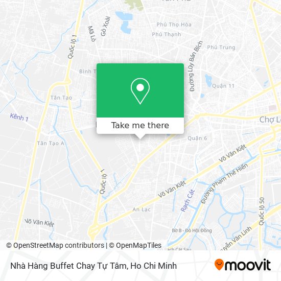 Nhà Hàng Buffet Chay Tự Tâm map