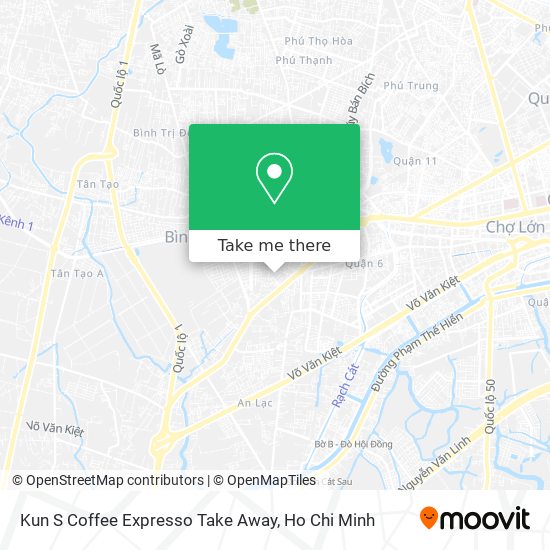 Kun S Coffee Expresso Take Away map