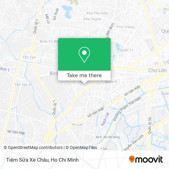 Tiệm Sửa Xe Châu map