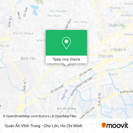 Quán Ăn Vĩnh Trung - Chợ Lớn map
