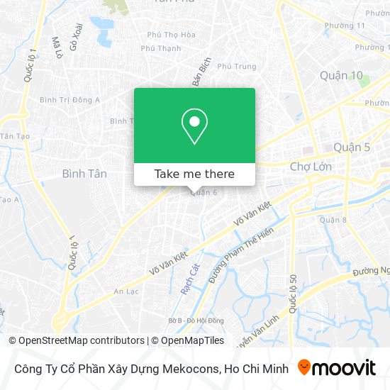 Công Ty Cổ Phần Xây Dựng Mekocons map