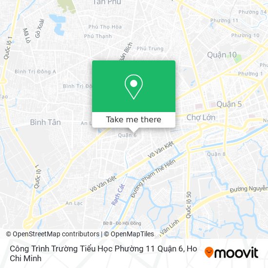 Công Trình Trường Tiểu Học Phường 11 Quận 6 map