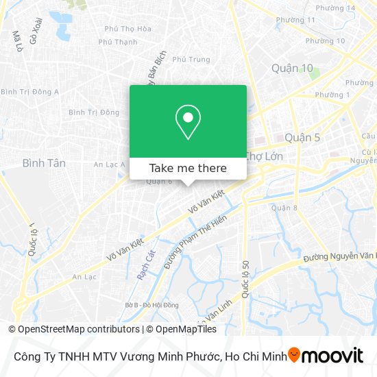 Công Ty TNHH MTV Vương Minh Phước map