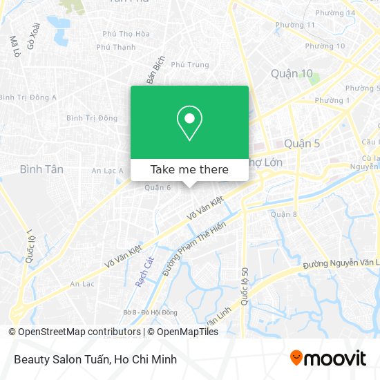 Beauty Salon Tuấn map