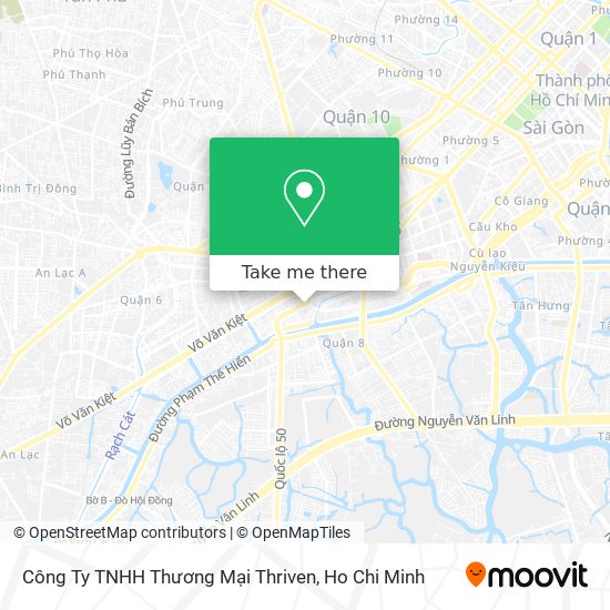 Công Ty TNHH Thương Mại Thriven map