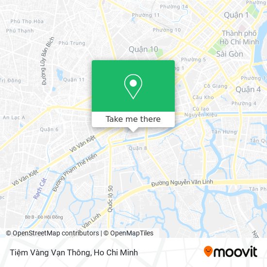 Tiệm Vàng Vạn Thông map