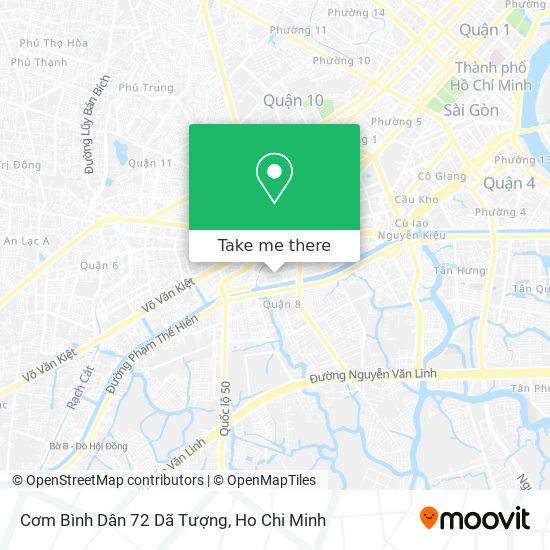 Cơm Bình Dân 72 Dã Tượng map