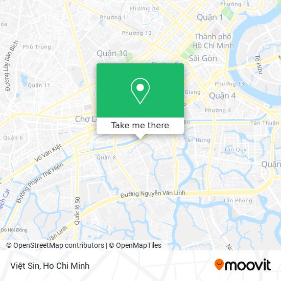 Việt Sin map