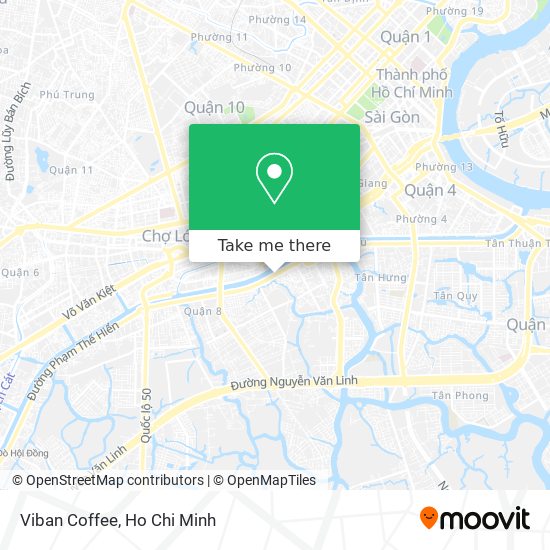 Viban Coffee map