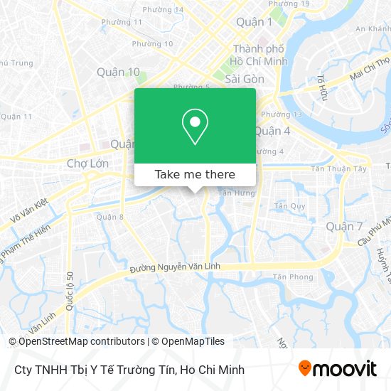 Cty TNHH Tbị Y Tế Trường Tín map